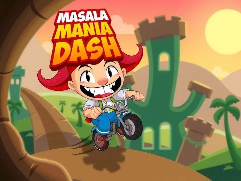Masala Mania Dash Game Hero Image